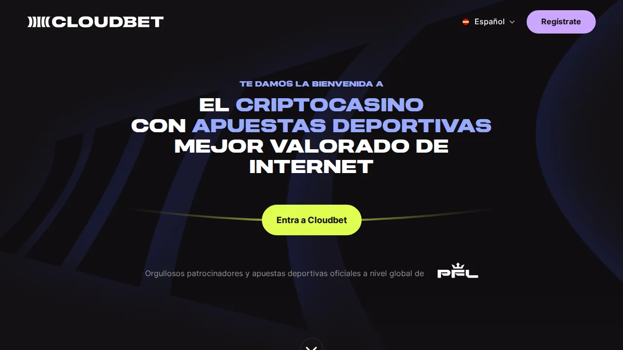 Captura de la oferta de bienvenida de Cloudbet Casino